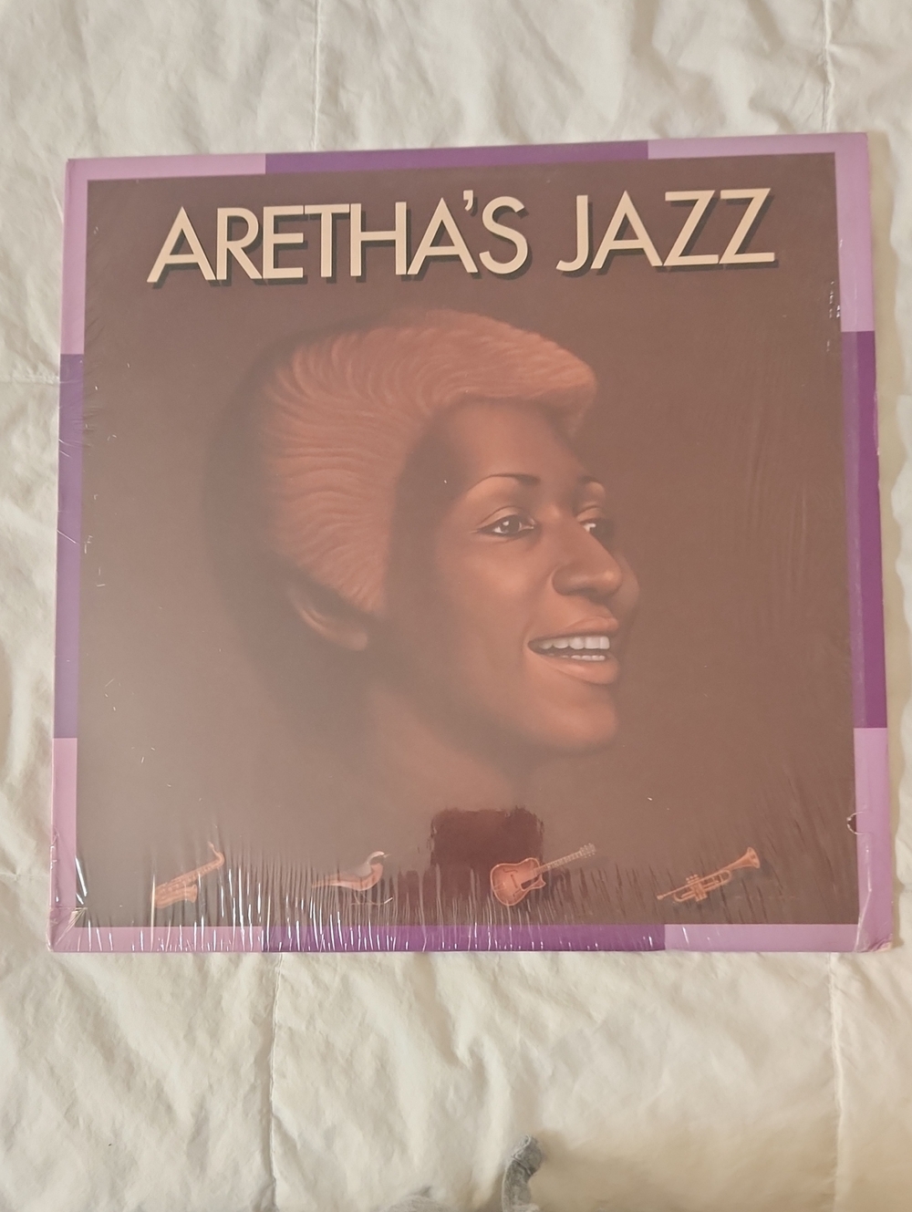 Aretha's Jazz Vinyl Record - Purple Cover NM